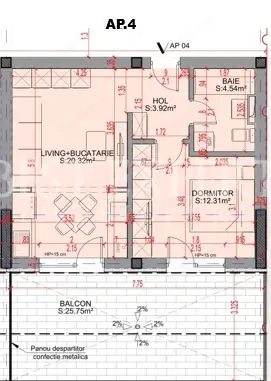 2 Camere Bloc Intim Terasa Generoasa