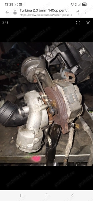 Turbo 2.0 tdi cod motor bmp bmm vw.passat golf 5 skoda seat  - imagine 3