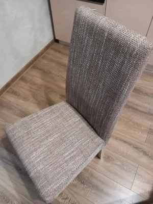 Vand masa extensibila cu 6 scaune tapitate  - imagine 2