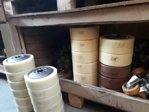 Roata directie transpalet manual 200x50-20 PU - imagine 5