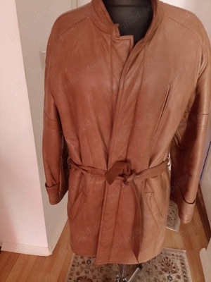 Jacheta trench piele naturala L