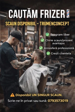 Colaborare pe termen lung, frizerie - imagine 2