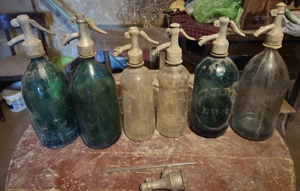 Sifoane vechi  din sticla