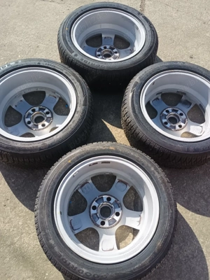 Vând jante originale Mazda de aliaj cu cauciucuri Goodride,195/50/R15,DOT 20/2025.15',4x108,6J ET52 - imagine 3