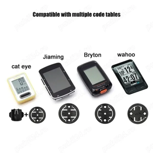 Suport ciclocomputer kilometraj Garmin Bryton Cateye Wahoo pipa bicicleta mtb cursiera aliaj Gub 639 - imagine 5