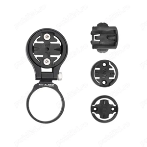 Suport ciclocomputer kilometraj Garmin Bryton Cateye Wahoo pipa bicicleta mtb cursiera aliaj Gub 639 - imagine 4