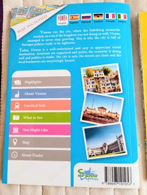 Ghid turistic nou în limba engleză despre Viena și hartă nouă în limba germană a Vienei 