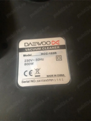 Vand aspirator Daewoo fara sac