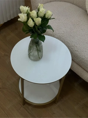 Măsuță de  cafea alba 