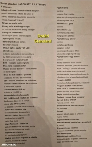 Skoda Karoq 1.5TSI 150CP DSG versiunea Style  - imagine 7