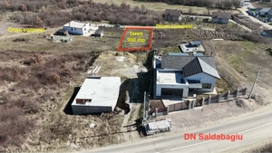 Teren intravilan 900 mp Saldabagiu - zona Hanul Pescarilor - imagine 2