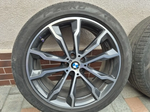 jante de vară de 20 inch originale BMW X3 G01 X4 G02 M699 anvelope de vară - imagine 3