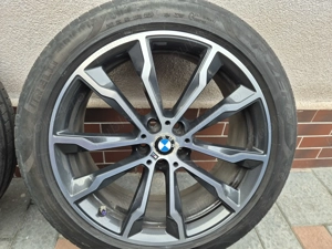 jante de vară de 20 inch originale BMW X3 G01 X4 G02 M699 anvelope de vară - imagine 4