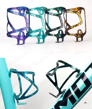 Suport bidon apa cadru bicicleta mtb cursiera VXM aliaj aluminiu anodizat ultrausor Bianchi suruburi