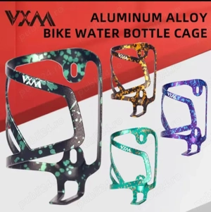 Suport bidon apa cadru bicicleta mtb cursiera VXM aliaj aluminiu anodizat ultrausor Bianchi suruburi - imagine 10