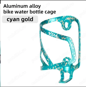 Suport bidon apa cadru bicicleta mtb cursiera VXM aliaj aluminiu anodizat ultrausor Bianchi suruburi - imagine 9
