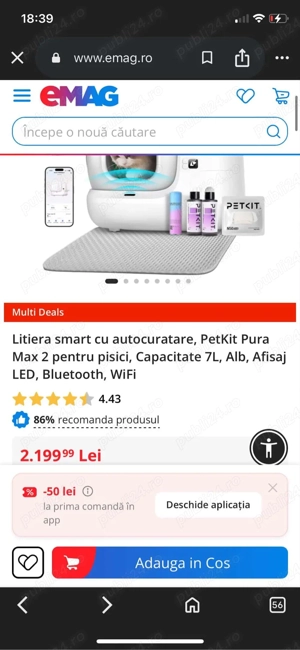 litiera automata+dozator automat - imagine 3