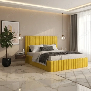 Pat Adela Galben Catifea Premium  Finisaje premium