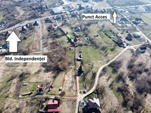 Teren 2300 mp   zonă liniștită, priveliște   ideal pentru cabane