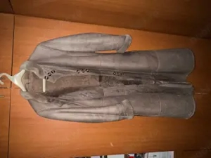 Haina de blana piele naturala