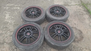 Jante Dotz R17 5X112 cu anvelope de vara. Volkswagen Audi Skoda Seat. - imagine 3