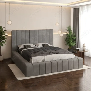 Pat Tapitat Rubin Gri Catifea Premium  Design modern