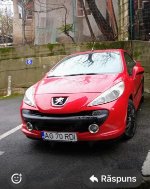 Unic Proprietar Peugeot 207 CC  Cabrio An 2008