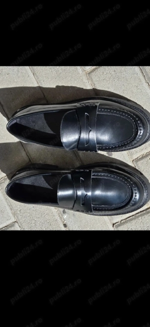 Pantofi mocasini cu talpa groasa mas.40