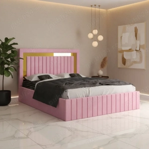 Pat Tapitat Loris Roz Catifea Premium Livrare în toată țara