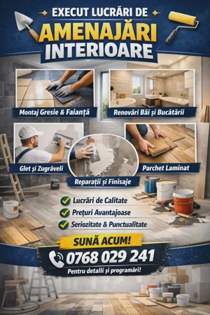 Construcții renovări profesionalism și promptitudine 