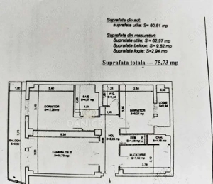 Apartament 3 camere   Tomis 2   Spitalul Județean, Constanța - imagine 8