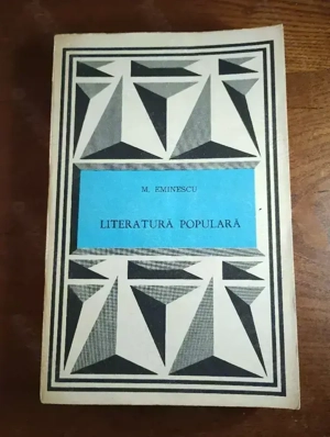 21. Carte, Literatura populară, Mihai Eminescu 