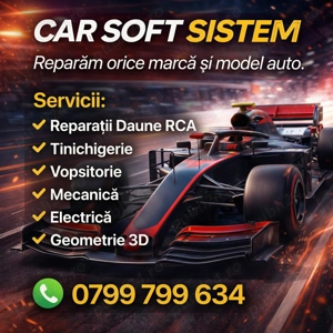 Reparații Daune RCA | Tinichigerie, Vopsitorie, Geometrie 3D | București S4