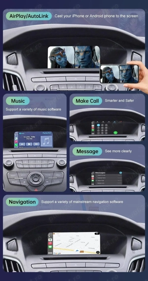 Kit android auto/carplay Ford - imagine 5