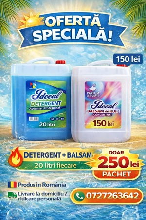 Detergent lichid și balsam 