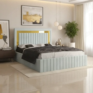 Pat Tapitat Loris Lemon Stofa Premium Comandă acum