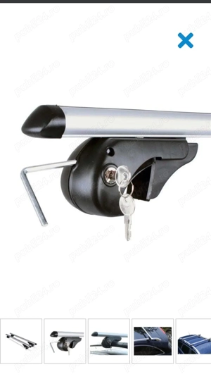 Bare transversale portbagaj menabo brio 1200mm