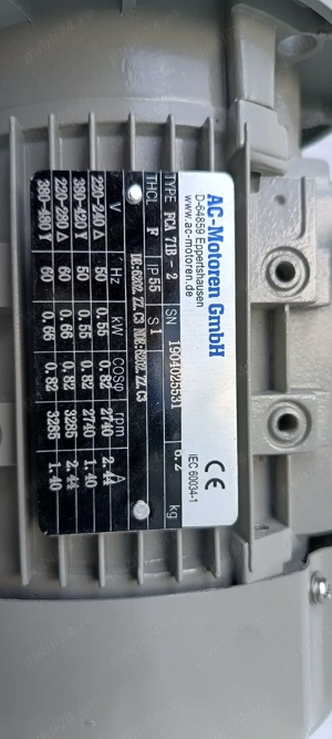 Motor AC- Motoren  0.66 kW  FCA 71B-2  - imagine 4