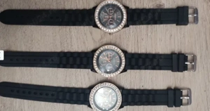 Lot 3 ceasuri dama Geneva curea Silicon