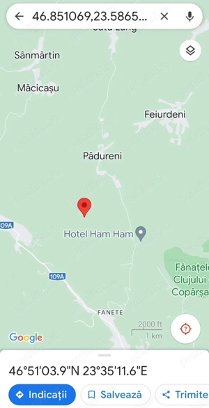 Vand teren extravilan in Padureni, Cluj. - imagine 2