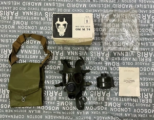 masca gaze contra gazelor om m 74 talia ii nefolosita neruginita stare impecabila cutia originala 