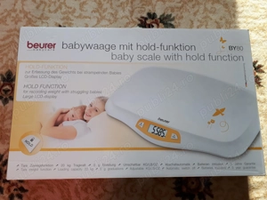 Cantar digital de bebelusi BEURER BY80, 20kg, display LCD mare - imagine 2