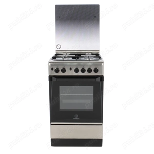 Aragaz cu cuptor, de inox, Indesit, cu 2 senzori arsi sau schimb