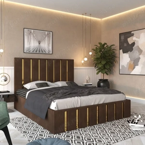 Pat Tapitat Crystal Maro  Materiale de calitate Model premium