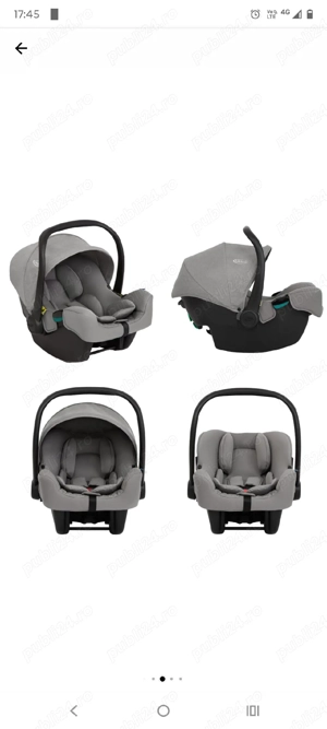 Carucior Graco 3 in 1 gri