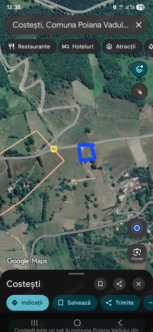 Teren în zona de munte 