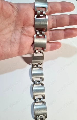 Brățară veche din argint, perioadă interbelică - imagine 3