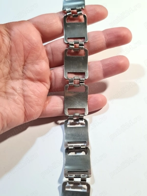 Brățară veche din argint, perioadă interbelică - imagine 4