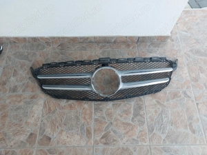 Grila bară fata centrala radiator mercedes C class - imagine 3