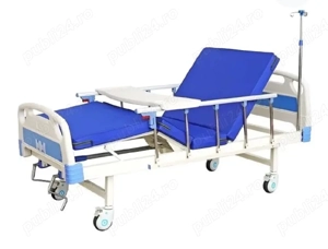 Pat rabatabil pentru ingrijirea bolnavului 